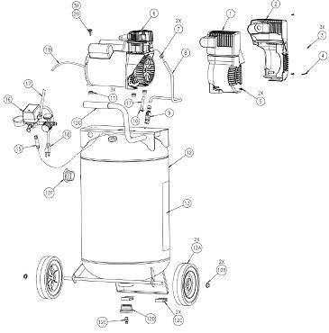 Coleman CLA1982012 Breakdown